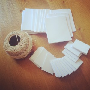 Mini-journal supplies