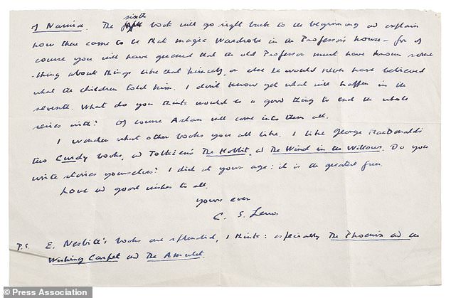CS Lewis letter 2