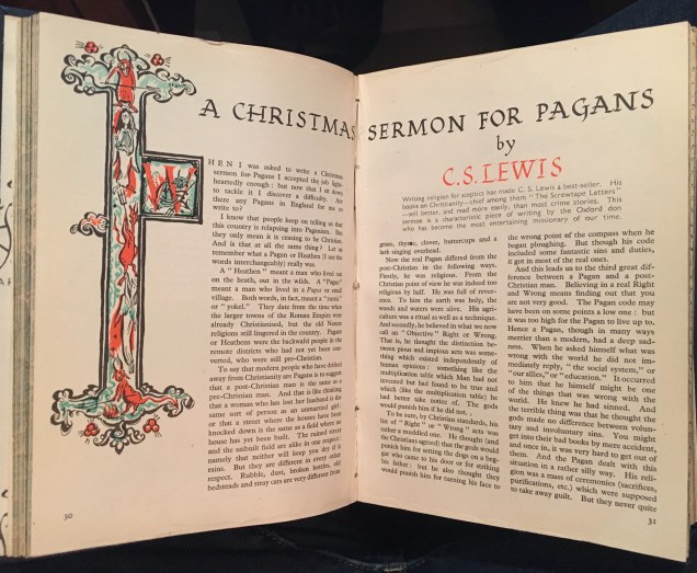 CSLewis Christmas Sermon